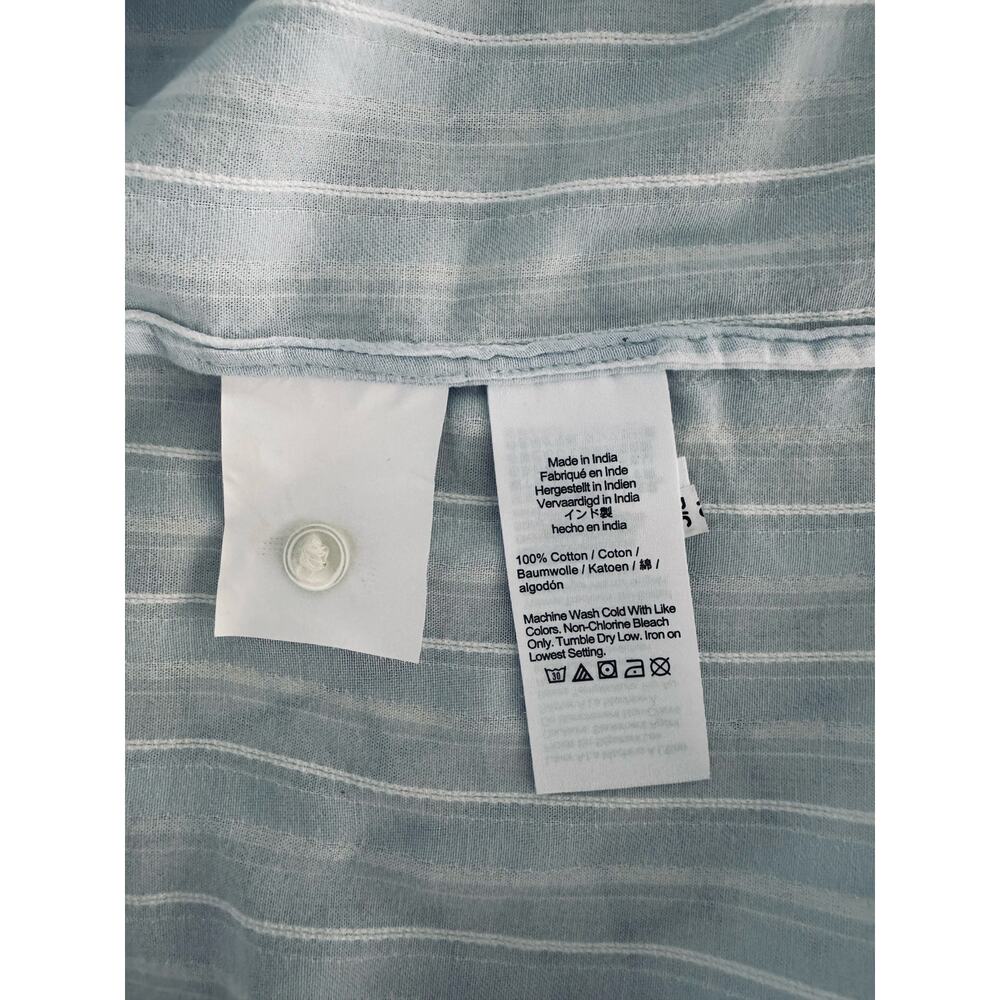 NWT Madewell Ruffled Popover Top in Stripe Size XL - Picture 6 of 10